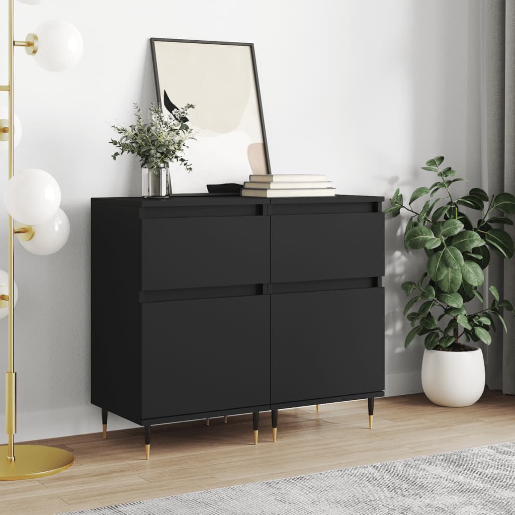 Sideboards 2 Pcs 40X35X70 Cm Engineered Wood