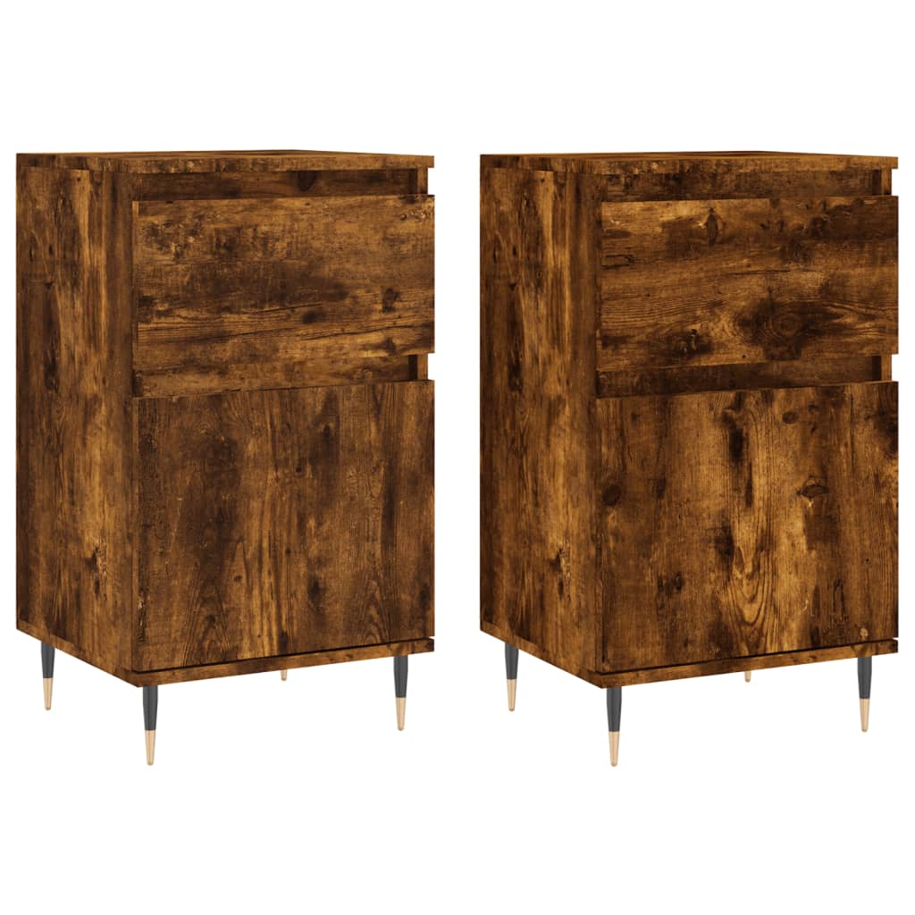 Sideboards 2 Pcs 40X35X70 Cm Engineered Wood