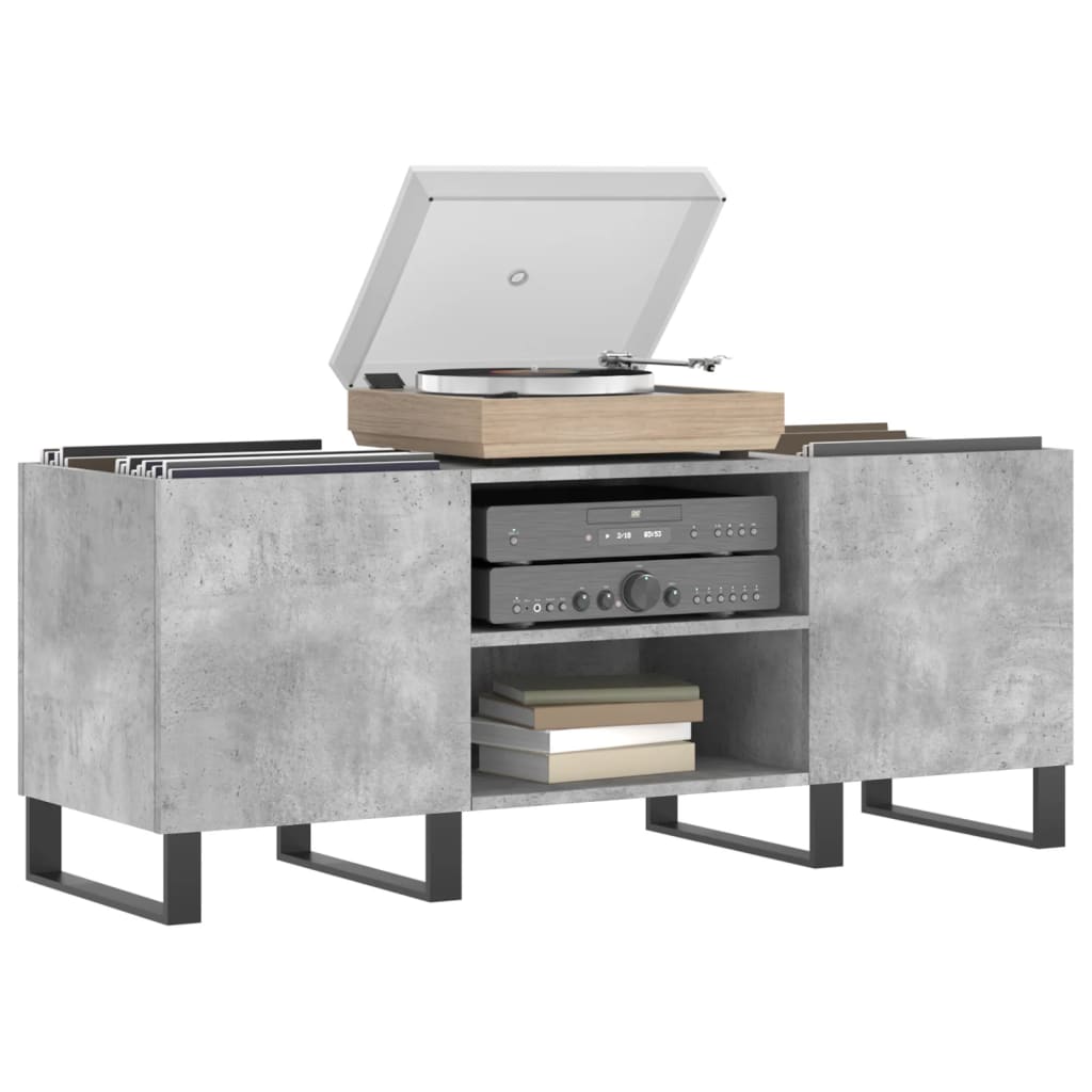 Record Cabinet 121X38X48 Cm Engineered Wood