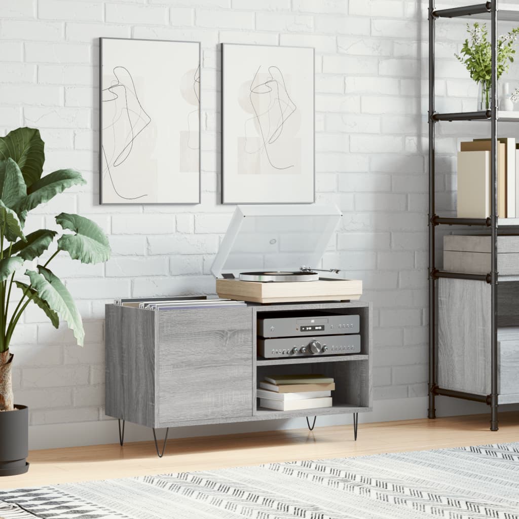 Record Cabinet 84.5X38X48 Cm Engineered Wood