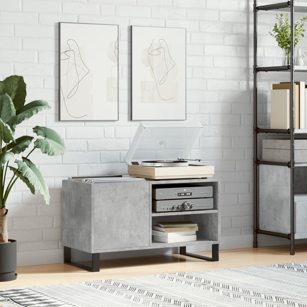 Record Cabinet 85X38X48 Cm Engineered Wood