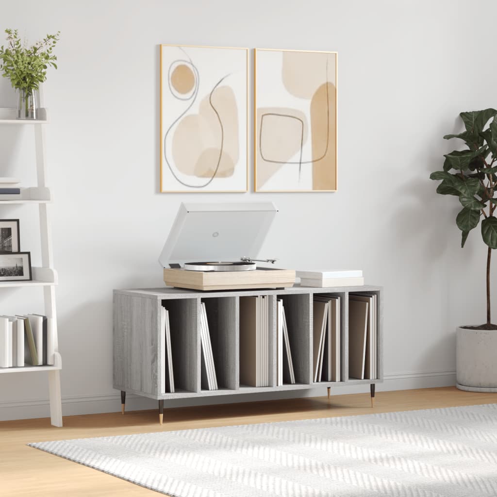 Record Cabinet 100X38X48 Cm Engineered Wood