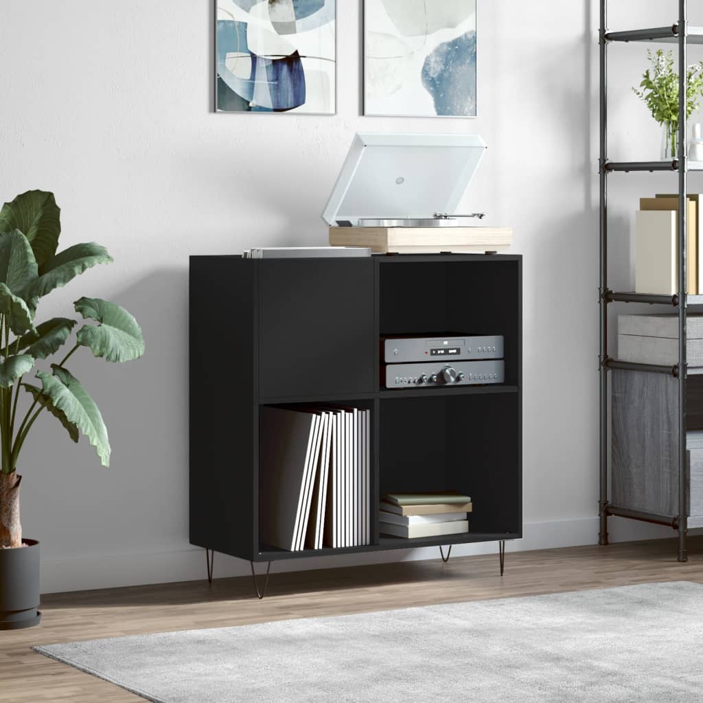 Record Cabinet 84.5X38X89 Cm Engineered Wood