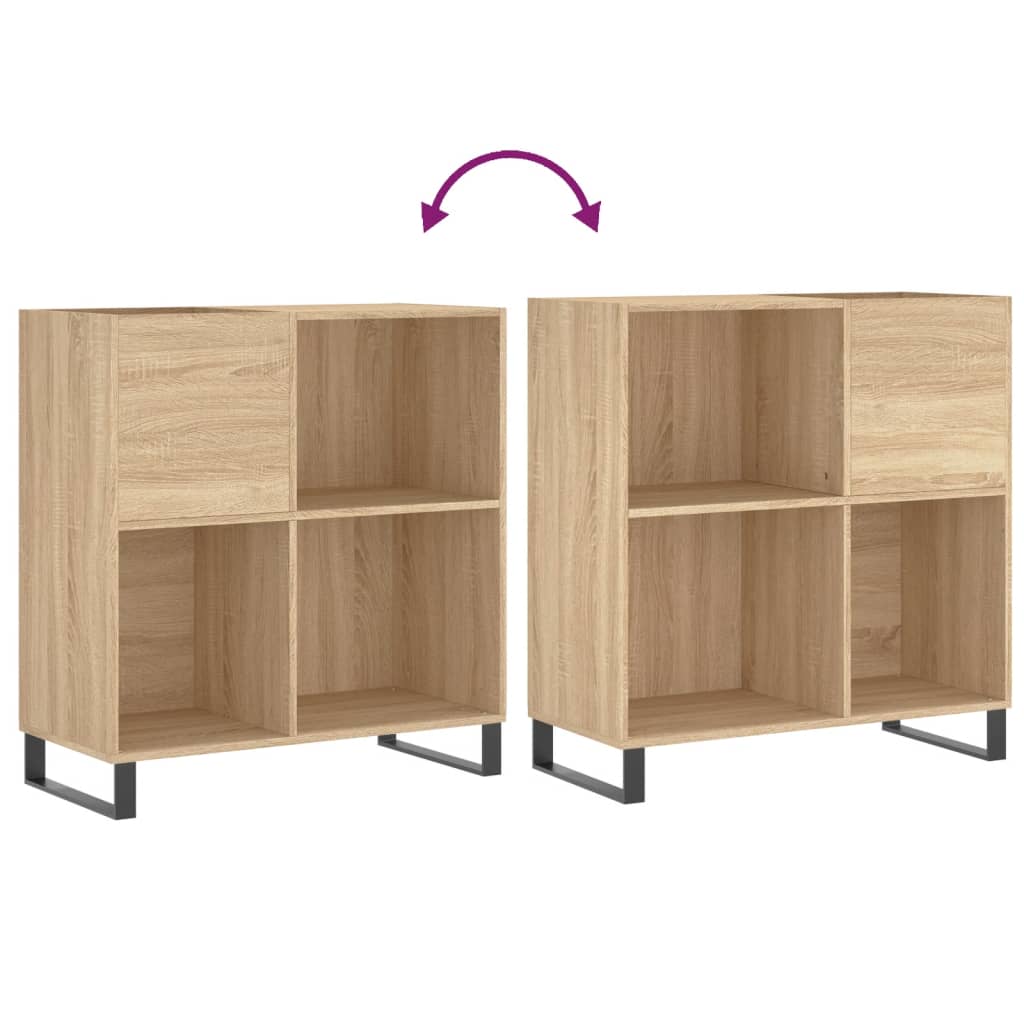 Record Cabinet 84.5X38X89 Cm Engineered Wood