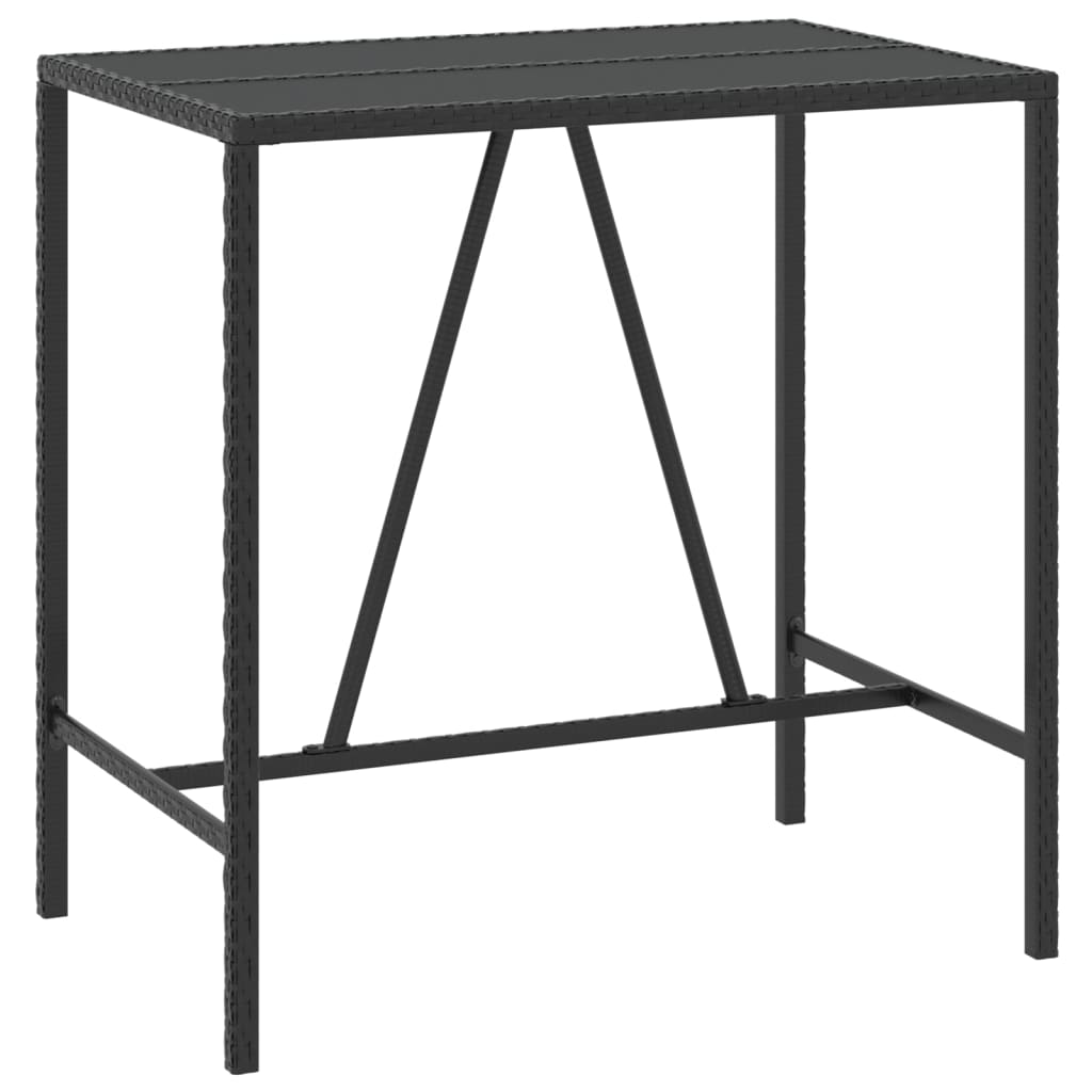 Garden Bar Set | | Pe Rattan | Footrest | Garden Bar Set