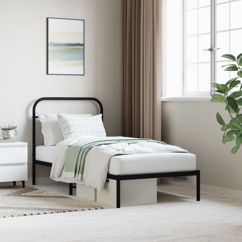 Bed Frame | | Powder-Coated Steel | Single | Storage | Bed Frame