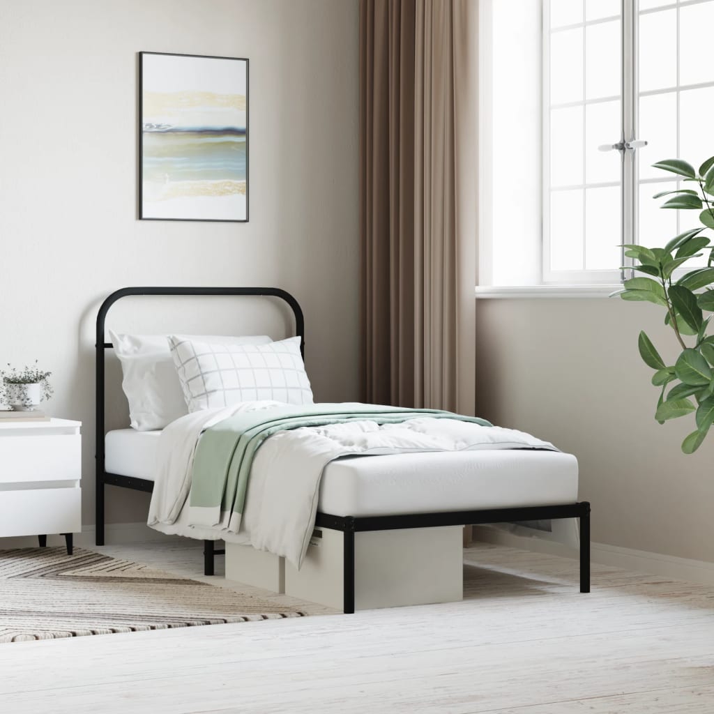 Bed Frame | | Powder-Coated Steel | Single | Storage | Bed Frame