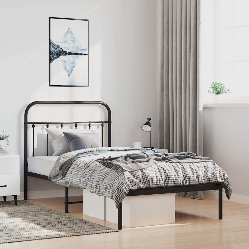 Bed Frame | | Powder-Coated Steel | Single | Storage | Bed Frame