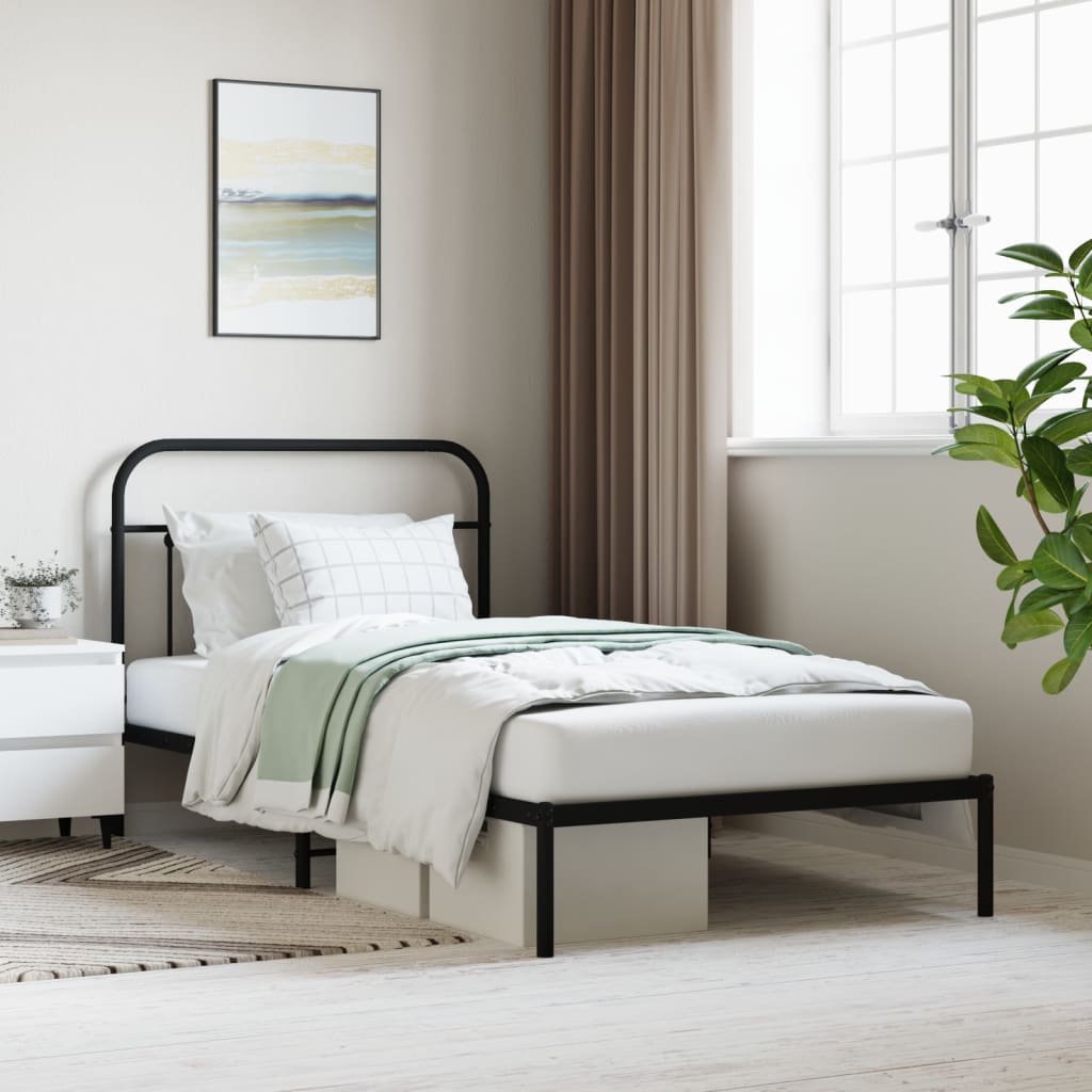 Bed Frame | | Powder-Coated Steel | Single | Storage | Bed Frame