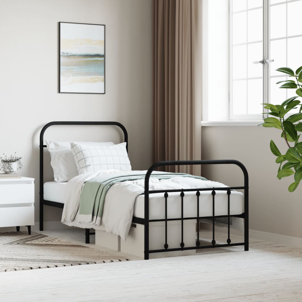 Bed Frame | | Powder-Coated Steel | Single | Storage | Bed Frame