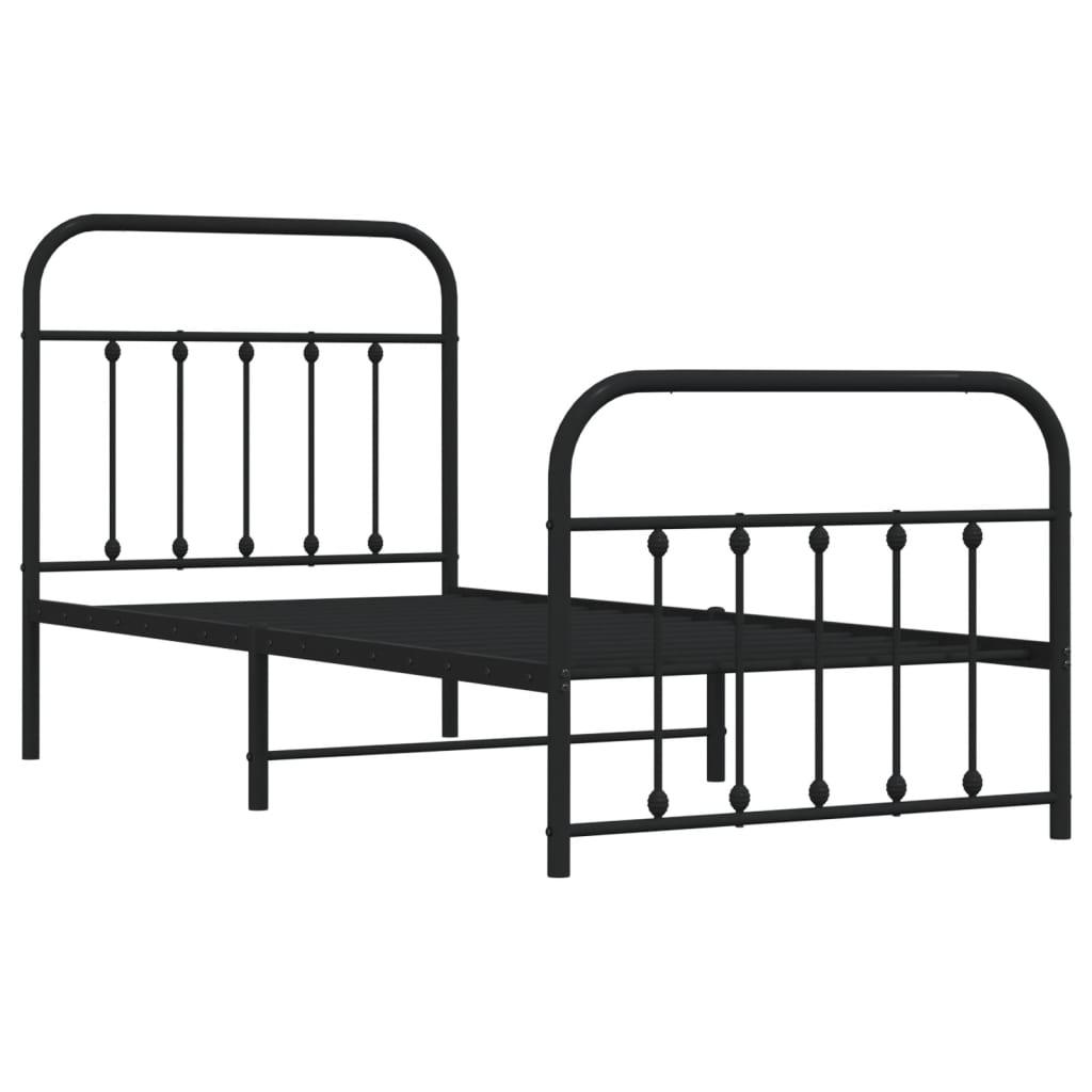 Bed Frame | | Powder-Coated Steel | Single | Storage | Bed Frame
