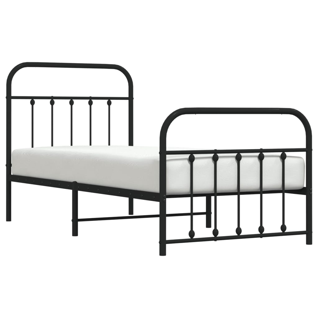 Bed Frame | | Powder-Coated Steel | Single | Storage | Bed Frame