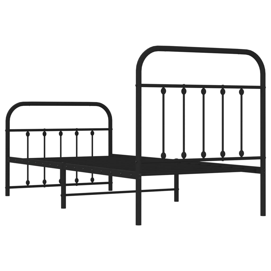 Bed Frame | | Powder-Coated Steel | Single | Storage | Bed Frame