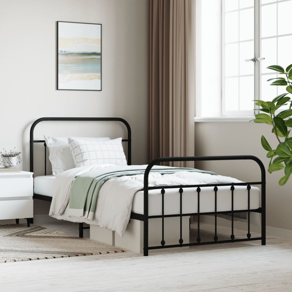 Bed Frame | | Powder-Coated Steel | Single | Storage | Bed Frame