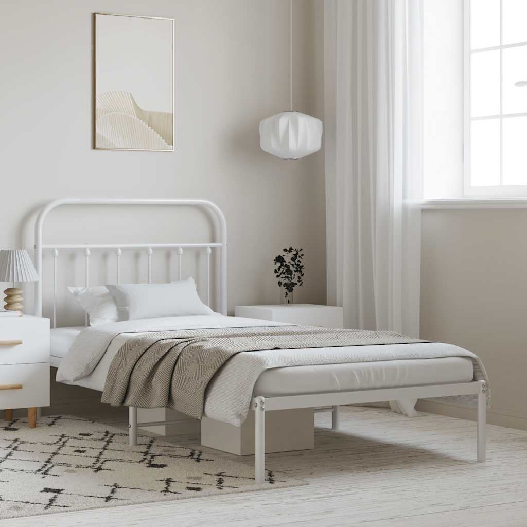 Bed Frame | | Powder-Coated Steel | Single | Storage | Bed Frame