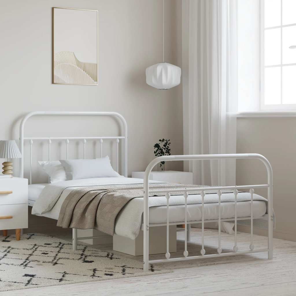 Bed Frame | | Powder-Coated Steel | Single | Storage | Bed Frame