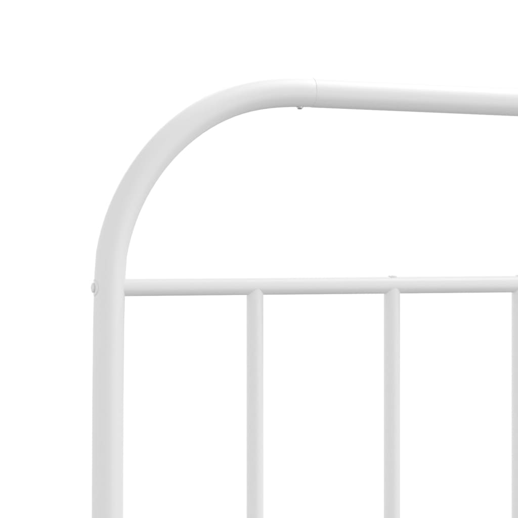 Metal Bed Frame Without Mattress 90X190Cm