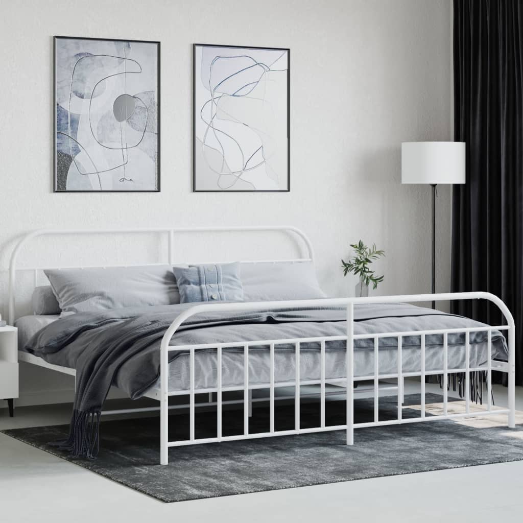 Bed Frame | | Powder-Coated Steel | Double | Storage | Bed Frame