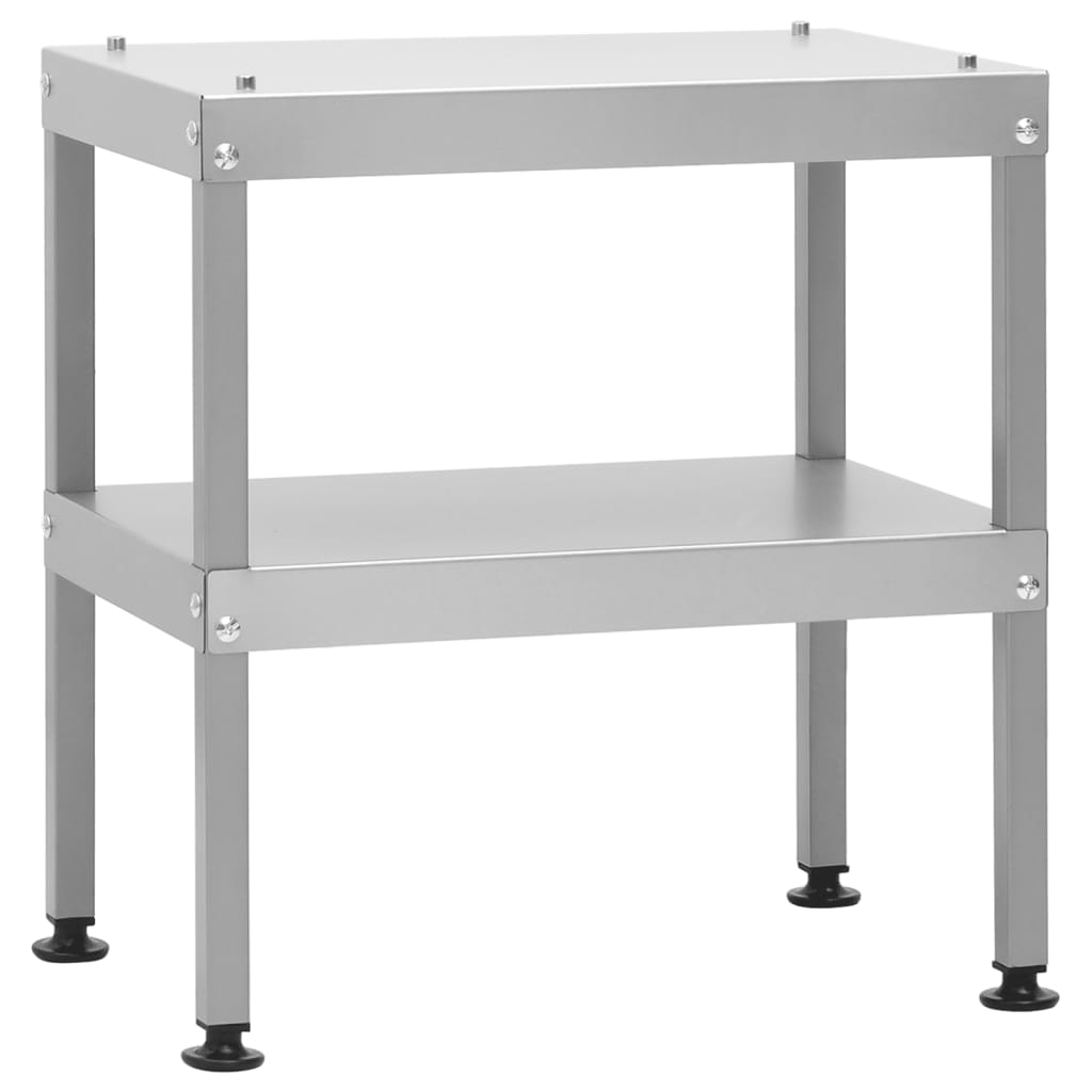 Outdoor Grills BBQ Pizza Oven Table Smoker Stand Prep Workstation Steel 40 cm