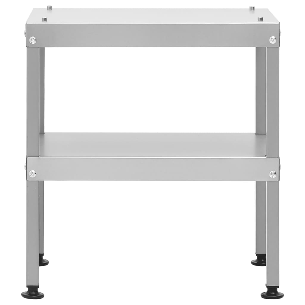 Outdoor Grills BBQ Pizza Oven Table Smoker Stand Prep Workstation Steel 40 cm