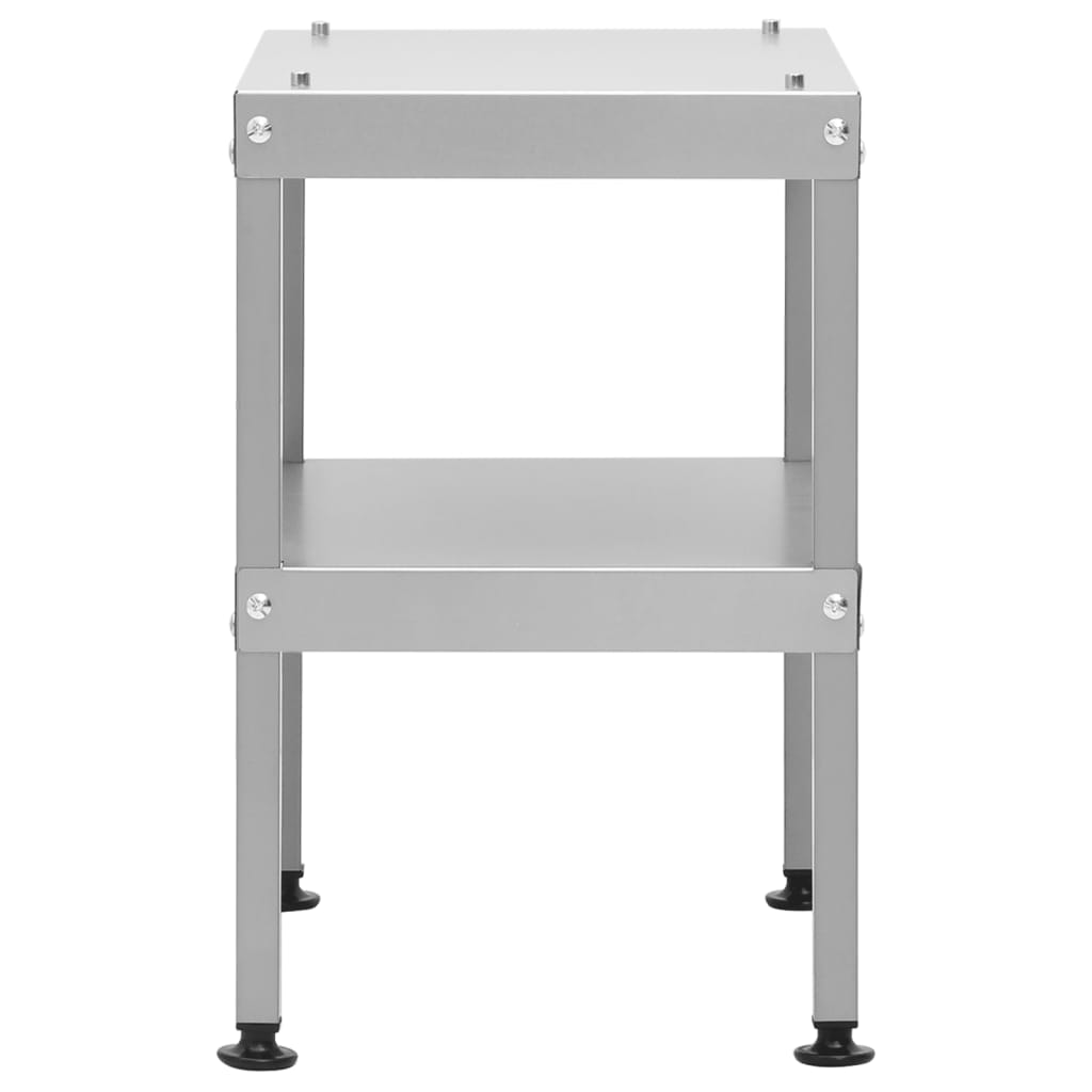 Outdoor Grills BBQ Pizza Oven Table Smoker Stand Prep Workstation Steel 40 cm
