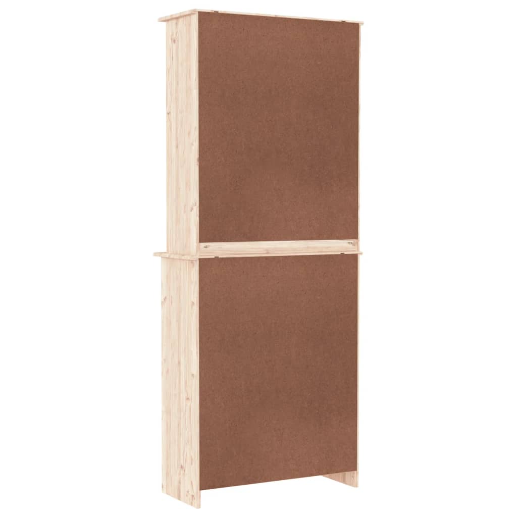 Highboard Alta 77X35X188 Cm Solid Wood Pine