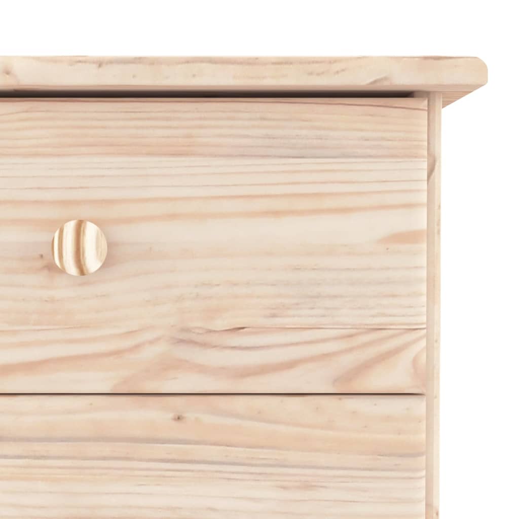 Highboard Alta 77X35X188 Cm Solid Wood Pine