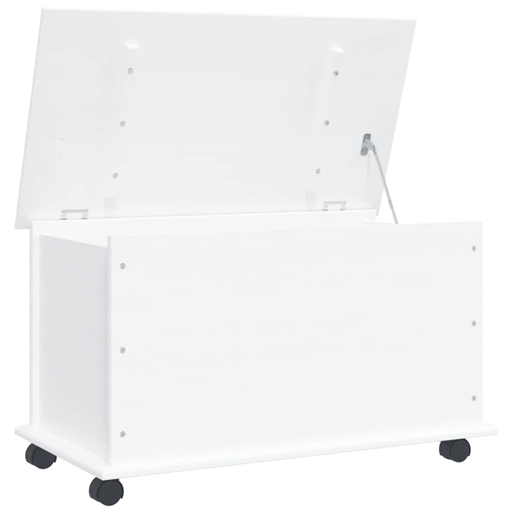 Storage Chest With Wheels Alta 73X39.5X43 Cm Solid Wood Pine