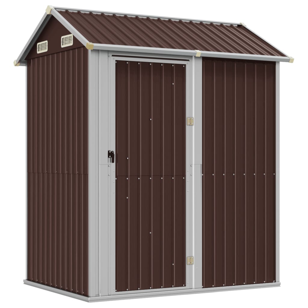 Garden Shed 192X152.5X237 Cm Galvanised Steel