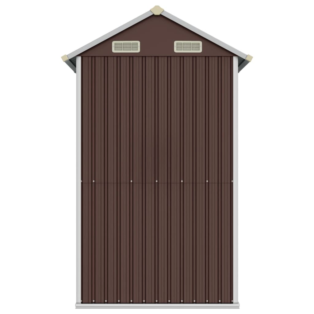 Garden Shed 192X152.5X237 Cm Galvanised Steel