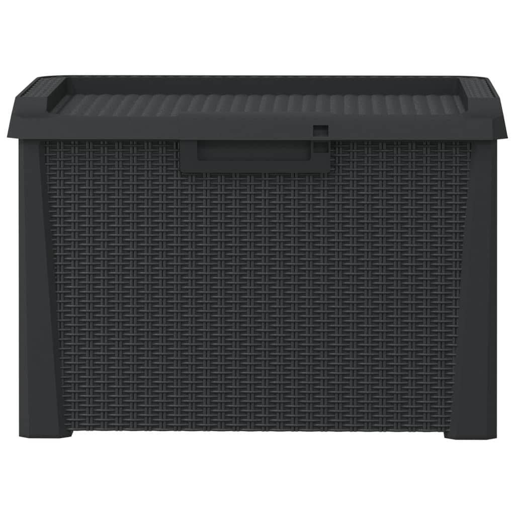 Outdoor Storage Boxes Garden Box 125 L Pp brown anthracite Waterproof Lockable 7