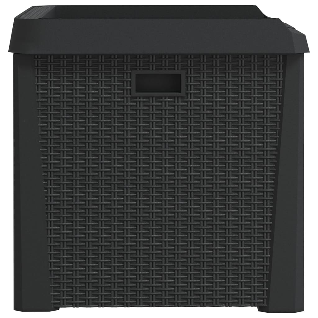 Outdoor Storage Boxes Garden Box 125 L Pp brown anthracite Waterproof Lockable 7