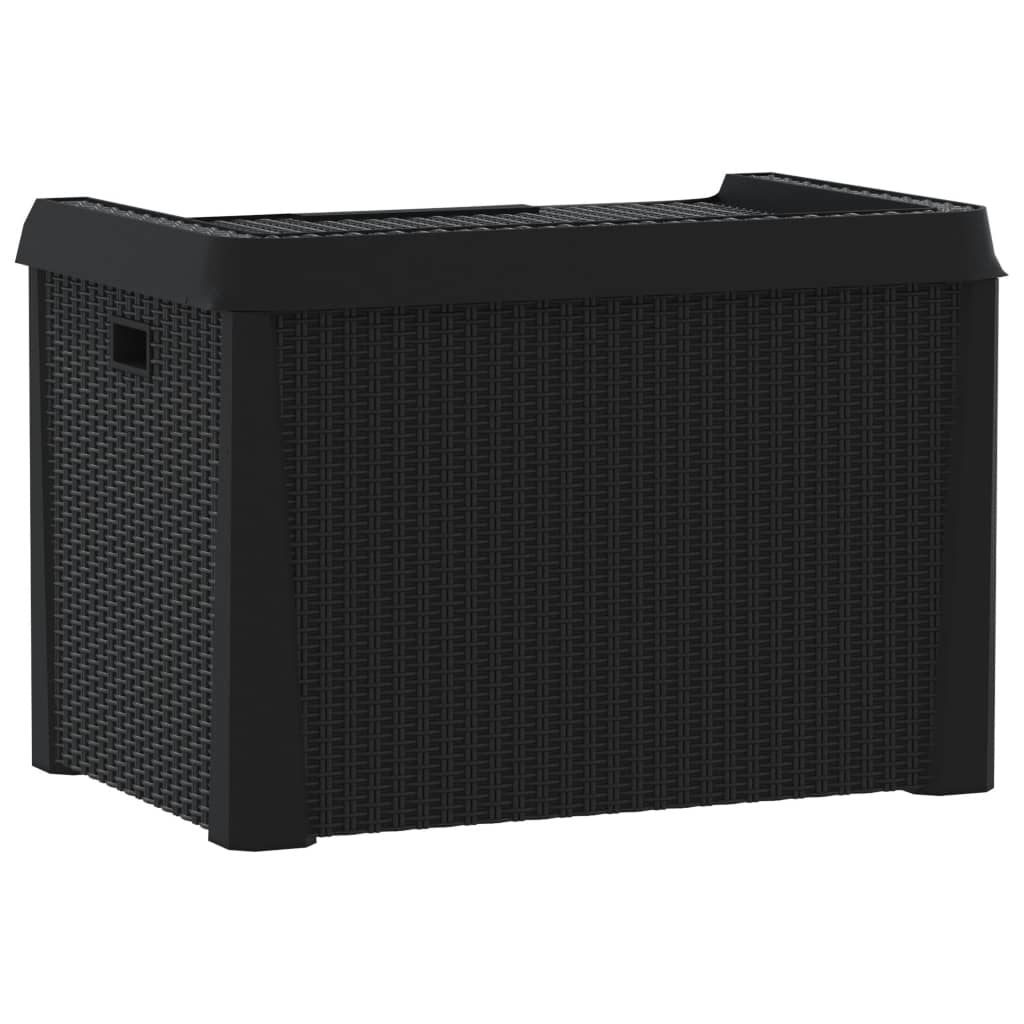 Outdoor Storage Boxes Garden Box 125 L Pp brown anthracite Waterproof Lockable 7