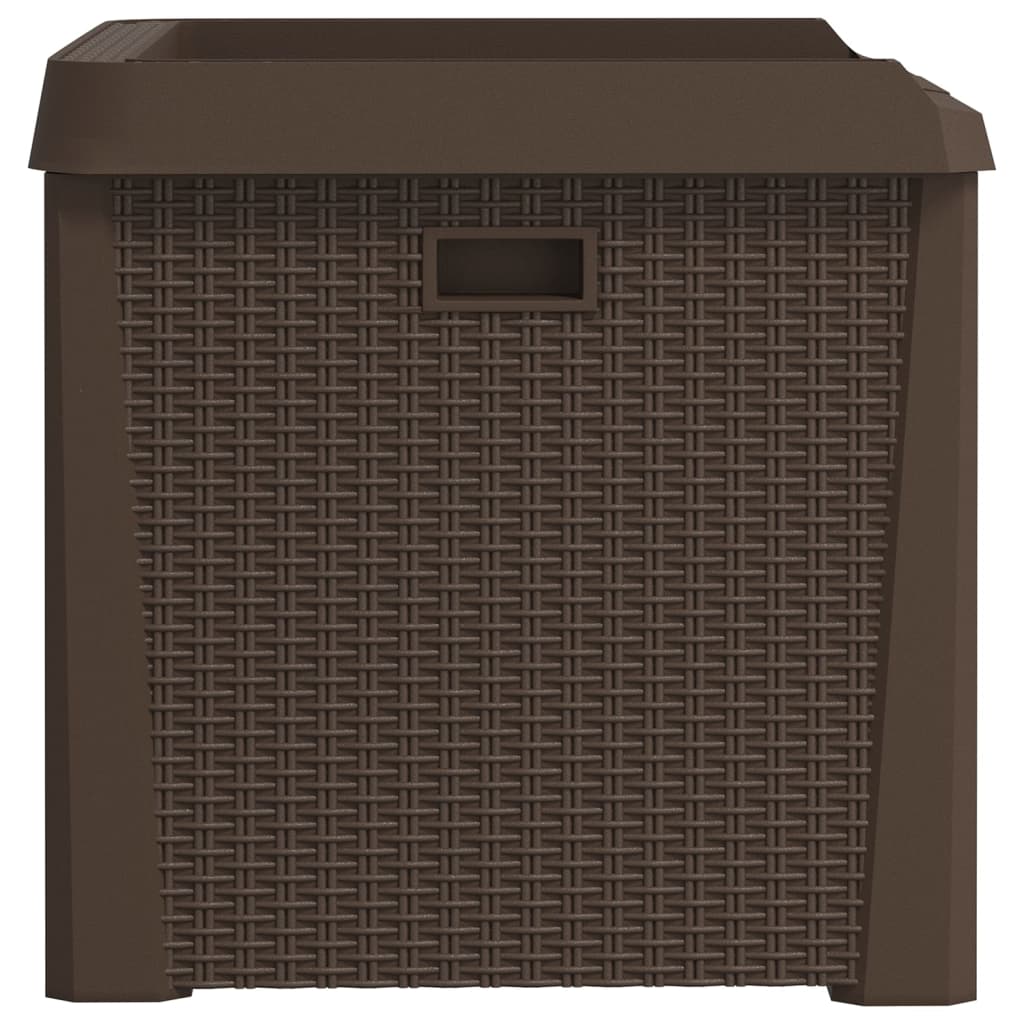 Outdoor Storage Boxes Garden Box 125 L Pp brown anthracite Waterproof Lockable 7