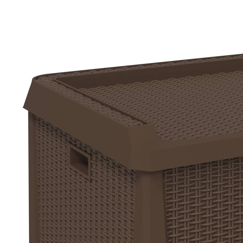 Outdoor Storage Boxes Garden Box 125 L Pp brown anthracite Waterproof Lockable 7