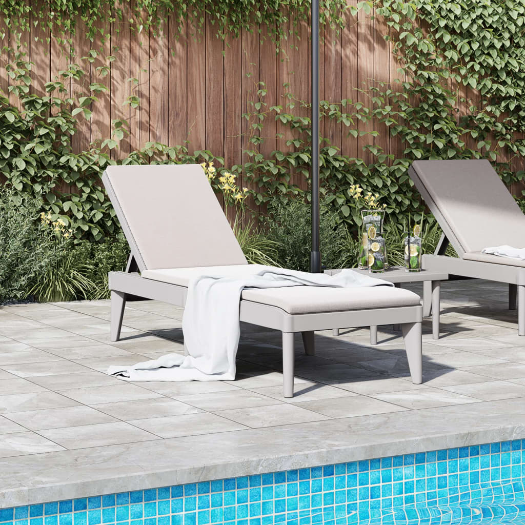 Sun Lounger 186X60X29 Cm Pp