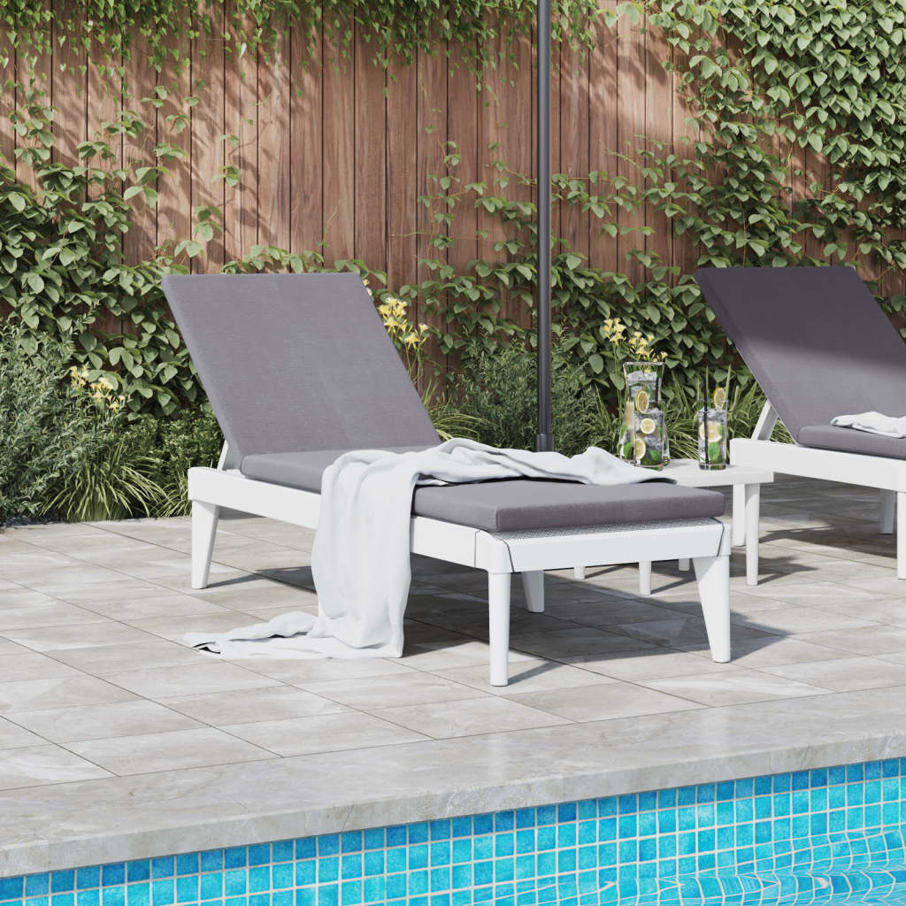 Sun Lounger 186X60X29 Cm Pp