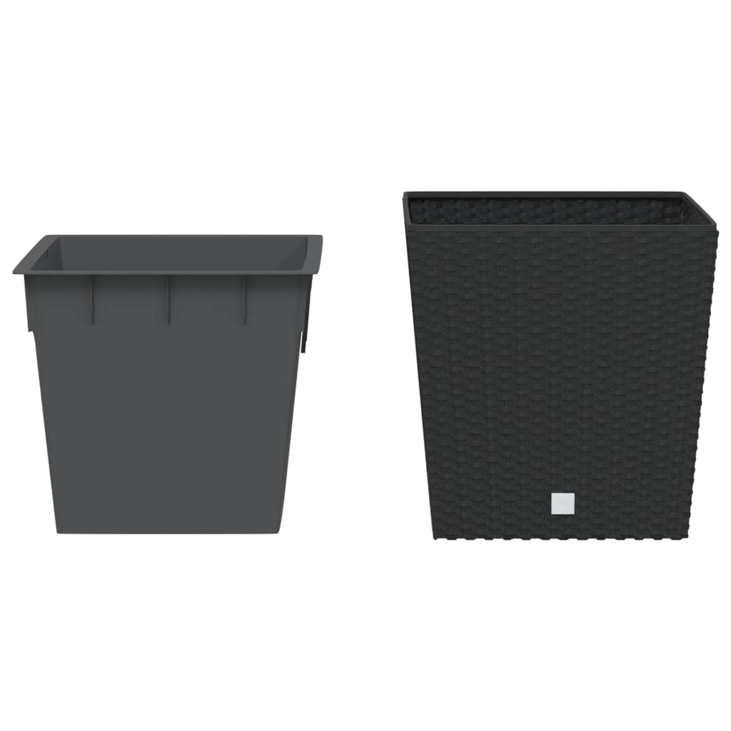 Planter With Removable Inner 21 / Pp Rattan