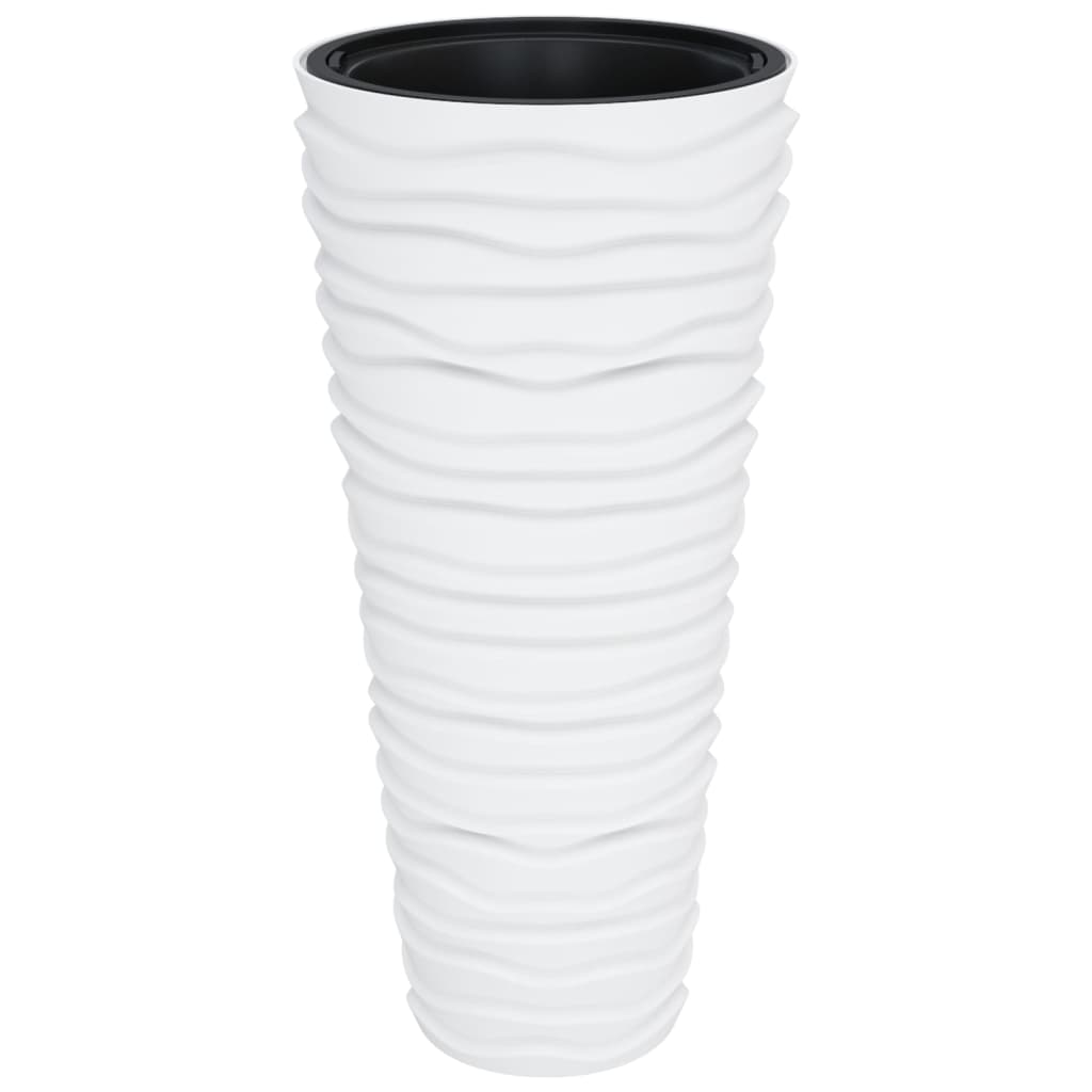 Planter With Removable Inner 18/ Pp Grooved Look