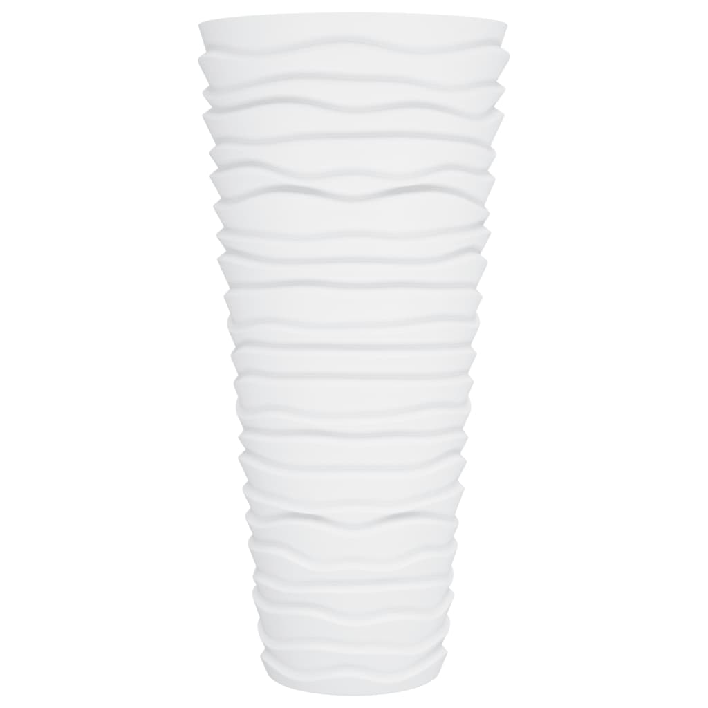 Planter With Removable Inner 18/ Pp Grooved Look