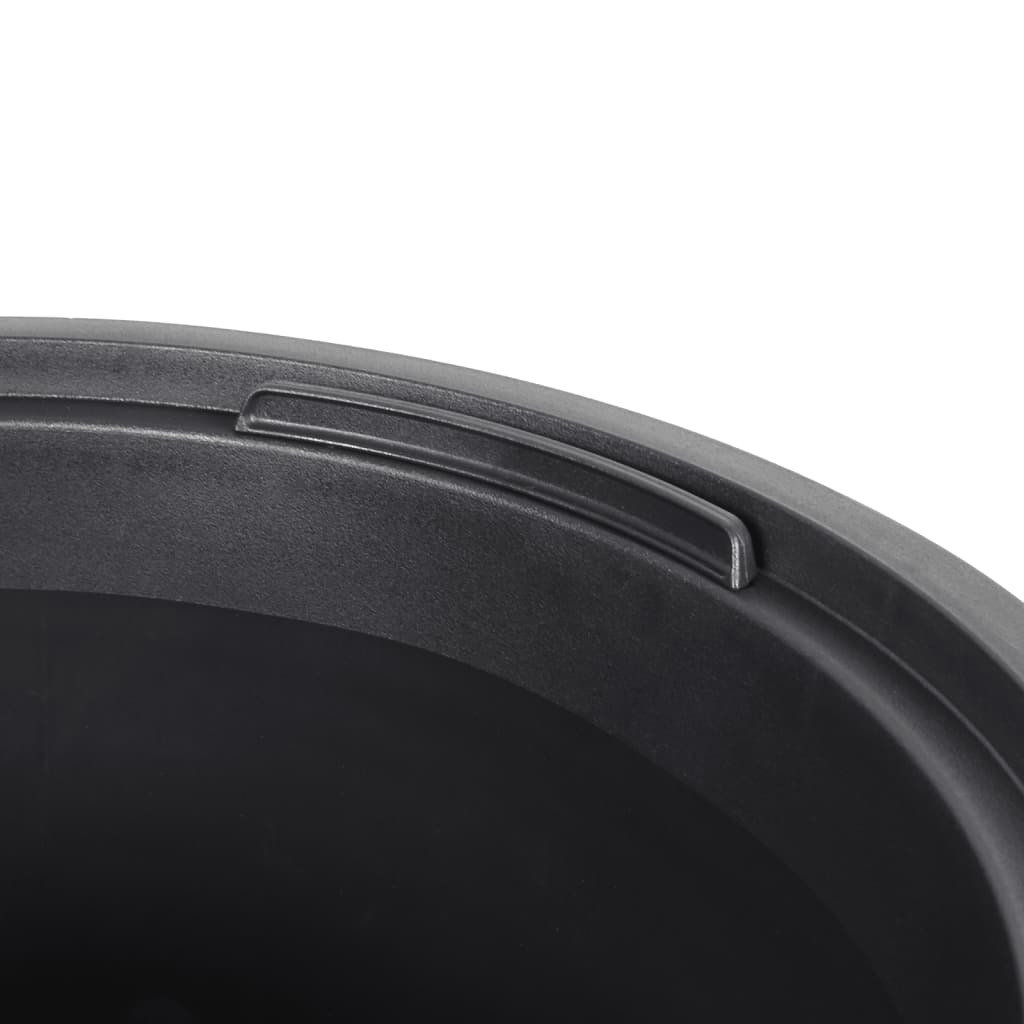 Planter With Removable Inner 18/ Pp Grooved Look