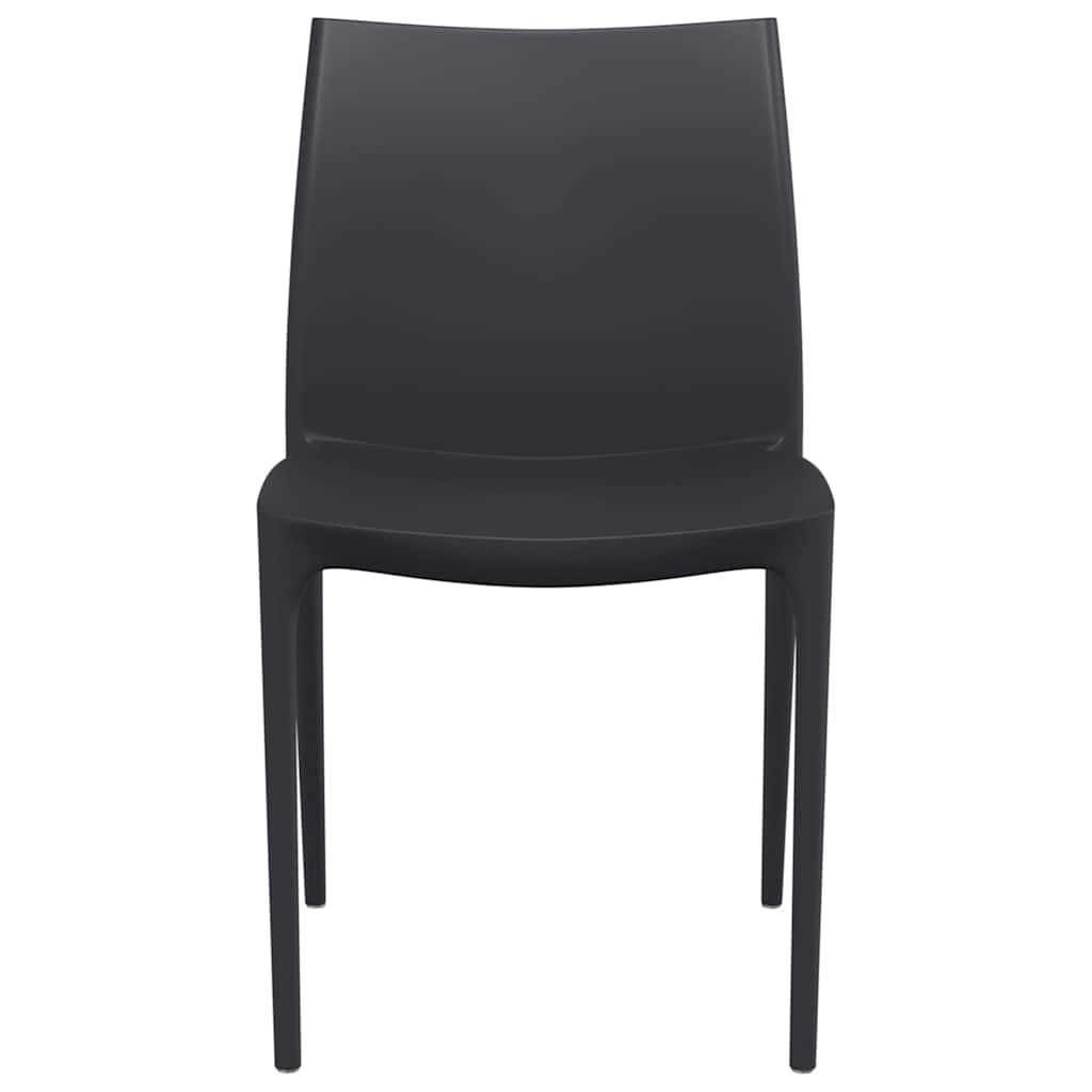 Outdoor Chair Garden Chairs 2 Pcs 50X46X80 Cm Polypropylene cream white 50 cm