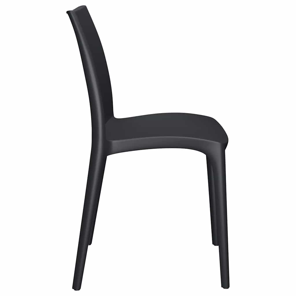 Outdoor Chair Garden Chairs 2 Pcs 50X46X80 Cm Polypropylene cream white 50 cm