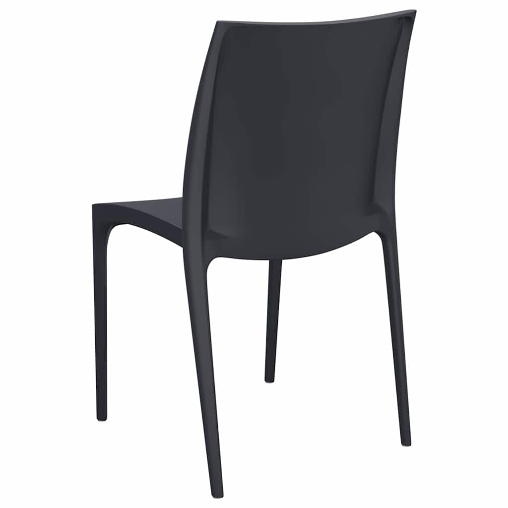 Outdoor Chair Garden Chairs 2 Pcs 50X46X80 Cm Polypropylene cream white 50 cm