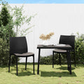 Outdoor Chair Garden Chairs 2 Pcs 50X46X80 Cm Polypropylene cream white 50 cm