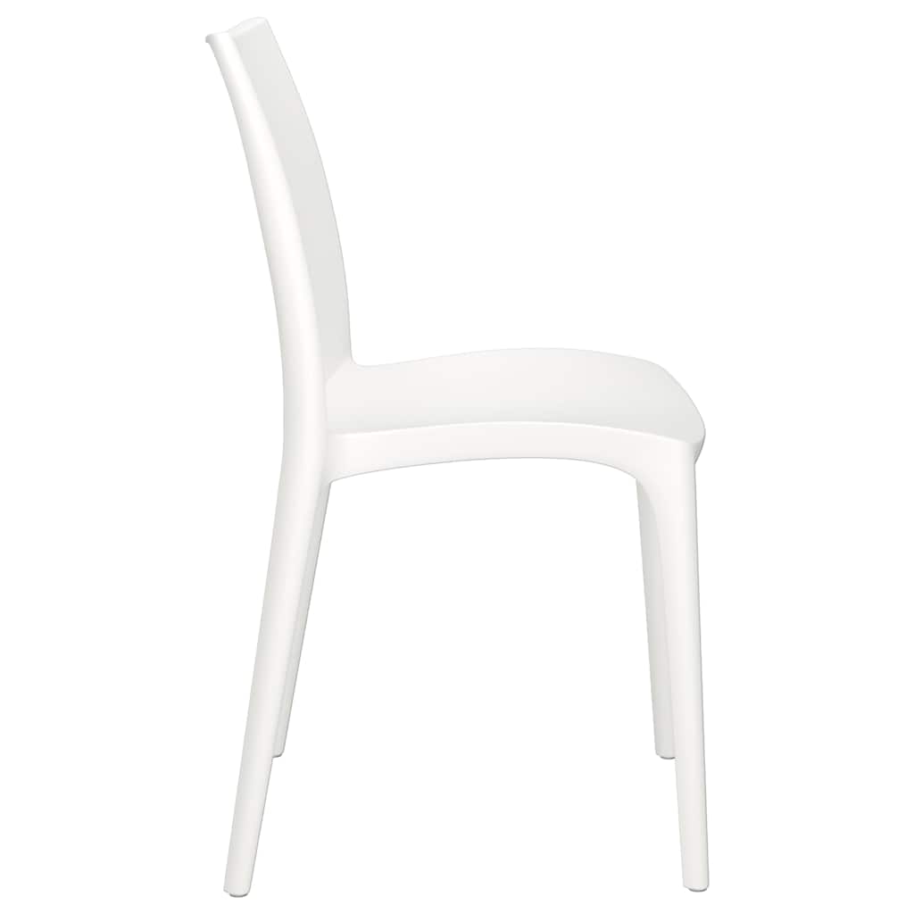 Outdoor Chair Garden Chairs 2 Pcs 50X46X80 Cm Polypropylene cream white 50 cm