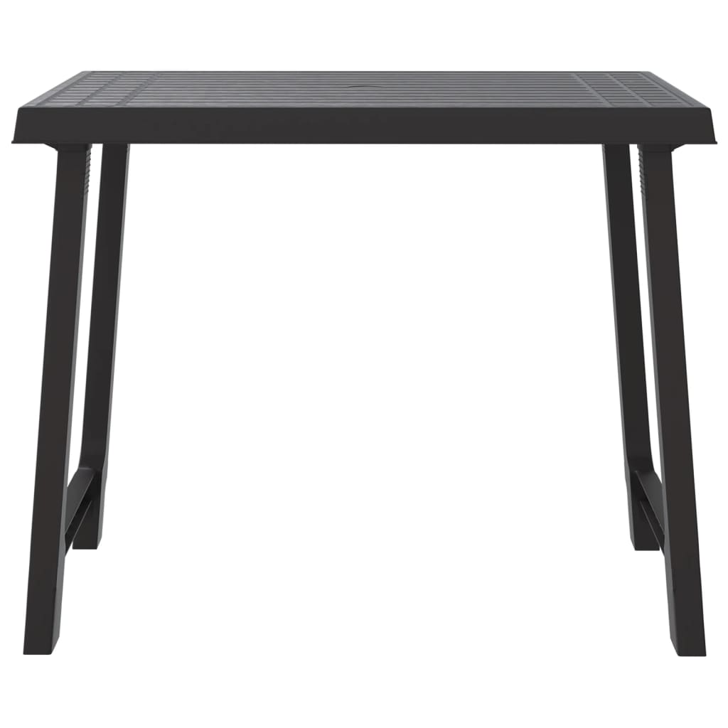 Camping Table 79X56X64 Cm Pp Wooden Look