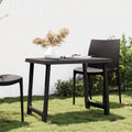 Camping Table 79X56X64 Cm Pp Wooden Look
