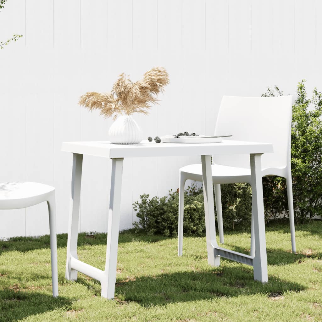 Camping Table 79X56X64 Cm Pp Wooden Look