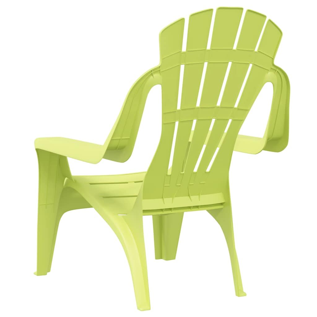 Garden Chairs 2 Pcs For Children 37X34X44Cm Pp Wooden Look